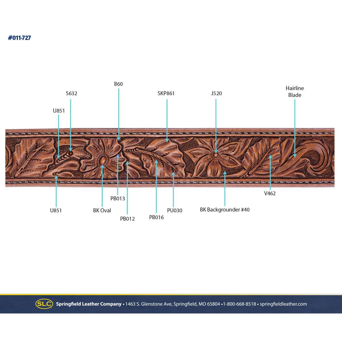 011-727.SLC.03.jpg CarveRite - Violet & Daisy Belts Image