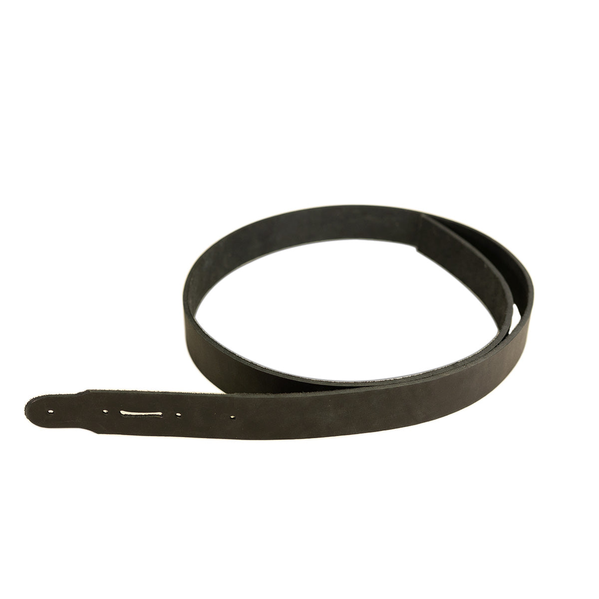 BBHO.Black.48-55 Inch No Snaps.01.jpg Hermann Oak Belt Blanks Image
