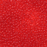 Seed Beads 11/0 Transparent Red - 20g