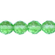 222-4177.SLC.1.jpg 12mm Firepolish Strand - Peridot Image