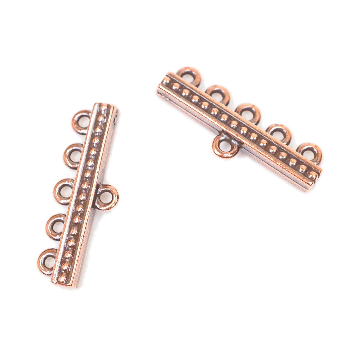 244-305618.SLC.1.jpg 26mm 5 Strand Dots Link - Antique Copper Image