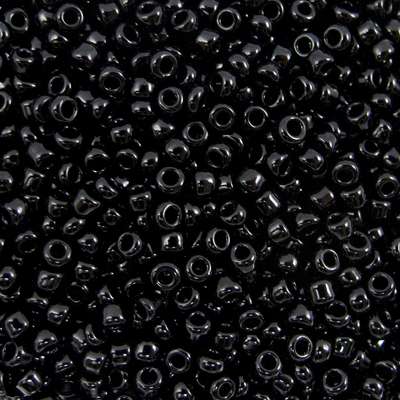 222-144001.SLC.jpg 10/0 Glass Seed Beads - Black 20g Image