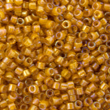 Delica Bead - Lined Topaz Yellow AB DB272