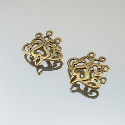 286-1085226.SLC.jpg 16mm 3 Strand Flames Link - Gold Plate Image