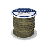28-9031.SLC.01.jpg Lace Suede Dark Olive 1/8" x 25yd Image