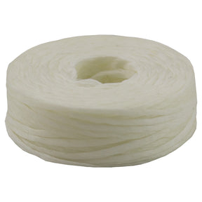 25yd White Heavy Wax Thread