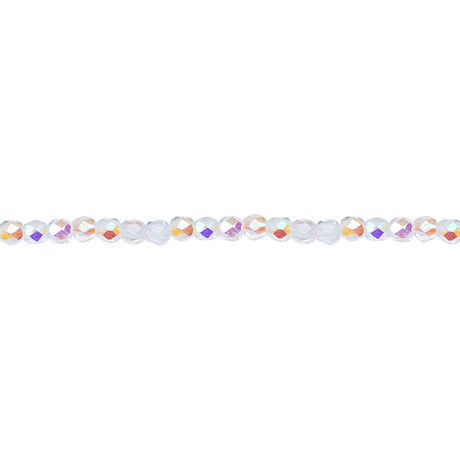 339-3.SLC.1.jpg 3mm Crystal AB Bead Strand - Firepolished Image