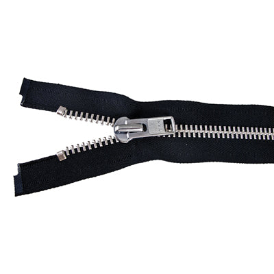 129-136924.SLC.jpg YKK 32" Chap Zipper - Black/Aluminum Image