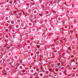 Delica Bead - Sparkling Crystal Rose Lined Crystal DB902