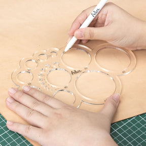 Circle and Radius Acrylic Template
