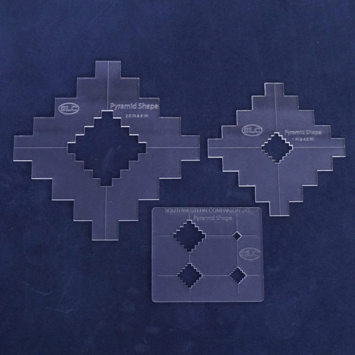 SWAT.Pyramid Set.01.jpg Southwestern Acrylic Template Sets Image