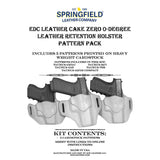 EDC.CakeZero.Taurus.01.jpg EDC Leatherworks Holster Patterns Image