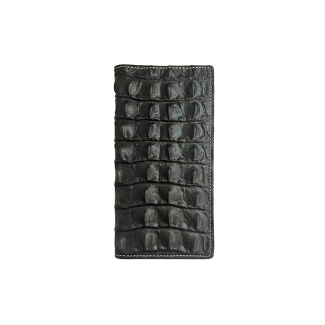 MWCR.Black.01.jpg Montana West Crocodile Roper Wallets Image