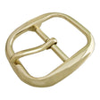 131-156521.SLC.jpg 1 1/4" Economy Center Bar Buckle - Brass Plate Image