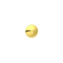 Smooth Domed Concho, Solid Brass ¾