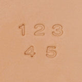1/4" Standard Number Stamp Set