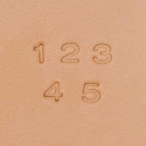 1/4" Standard Number Stamp Set
