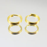 6mm Split Rings - Gold 20pk