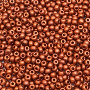 Seed Beads 10/0 Metallic Copper - 20g
