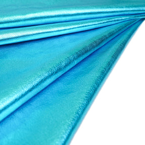 Metallic Lamba Side - Turquoise