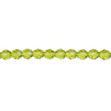 8mm Olivine Bead Strand - Firepolished