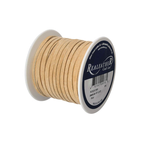 28-15.SLC.02.jpg LaceSuedeBeige1/8"x25yds Image