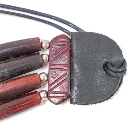 16-5454.SLC.3.jpg Bone Choker - Red W/Drop Image