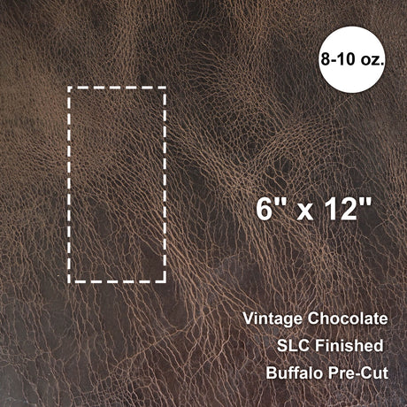 133-420401.SLC.1.jpg 6"x12" Vintage Chocolate Buffalo Pre-Cut Image