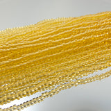 11/0 Seed Beads - Transparent Amber 20g